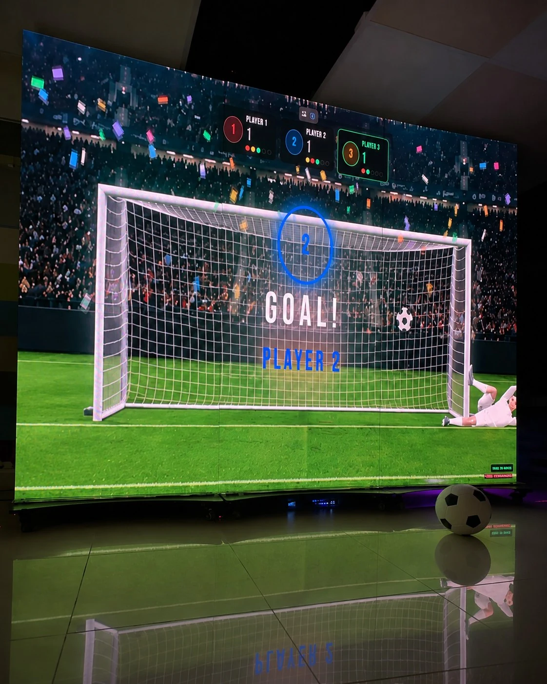 Football Arena goal celebration